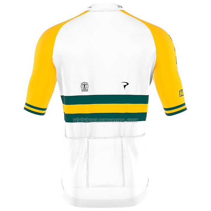 2023 Ropa Ciclismo INEOS Grenadiers AMarillo Mangas Cortas y Culotte Corto